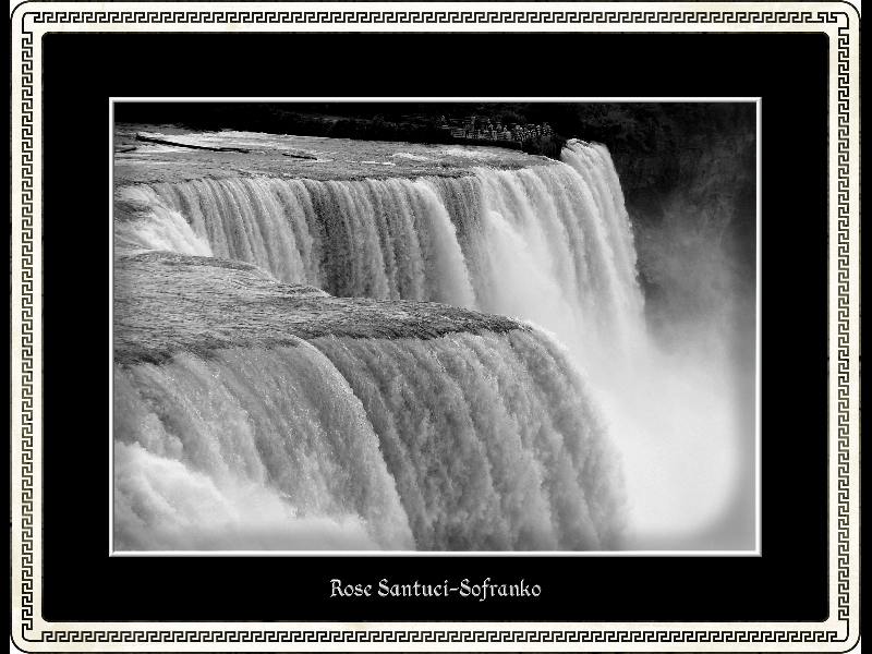 Niagara Falls with an added &quot;Box Camera&quot; effect