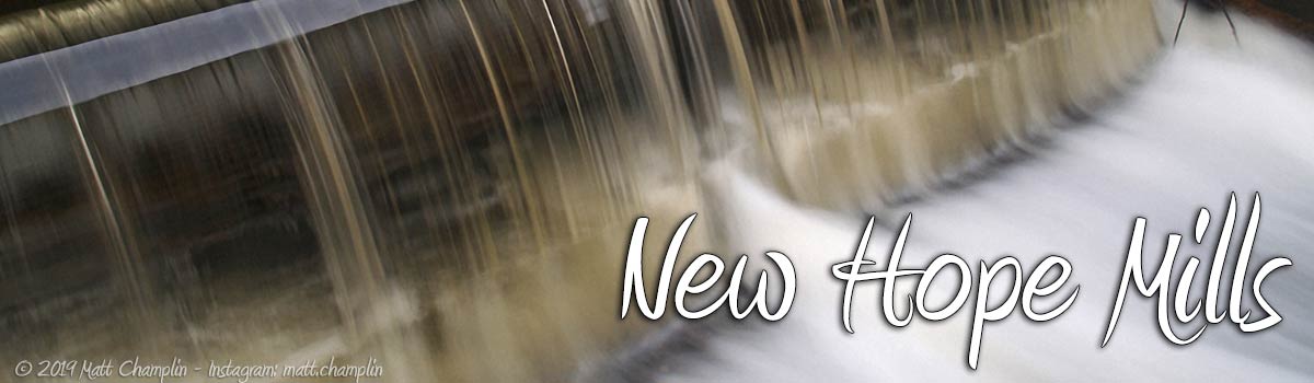 New Hope Mills - Waterfall information