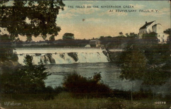 Stuyvesant Falls vintage post card circa 1910