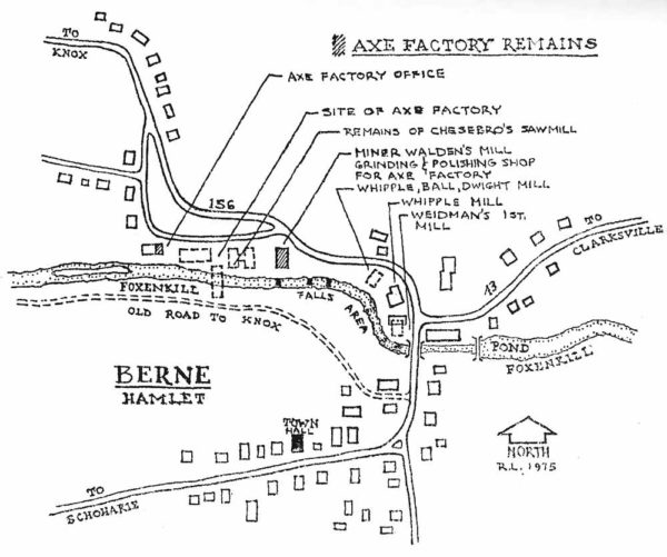 Berne Hamlet Historic Map