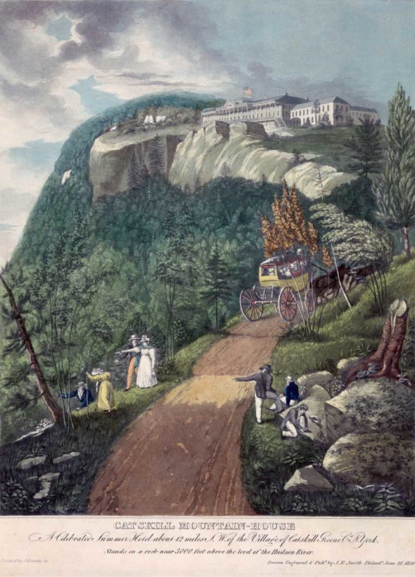Catskill Mountain-House engraving by J.R. Smith (1830)
