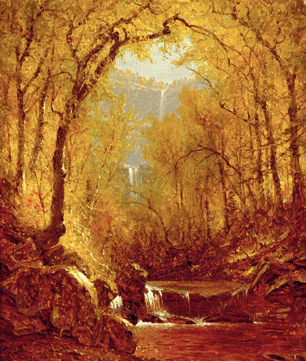 Kaaterskill Falls, 1871 painting by Sanford Robinson Gifford