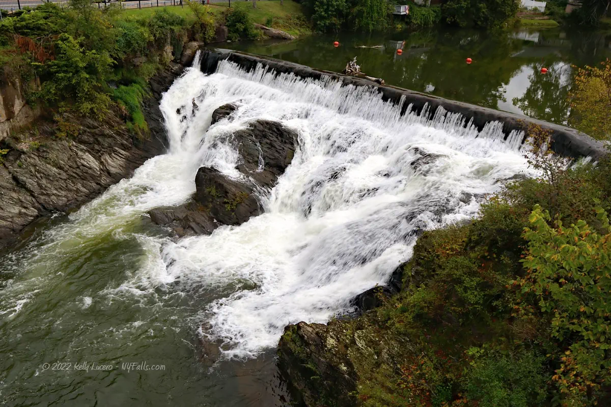 North falls, from the bridge, and a good flow.