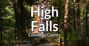 High Falls in Philmont, Columbia County information