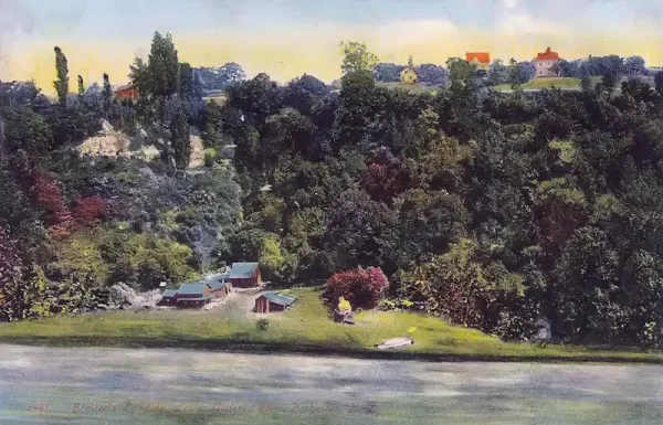 An old depiction of Brewer’s Landing in 1901
