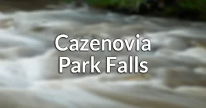 Cazenovia Park Waterfall information