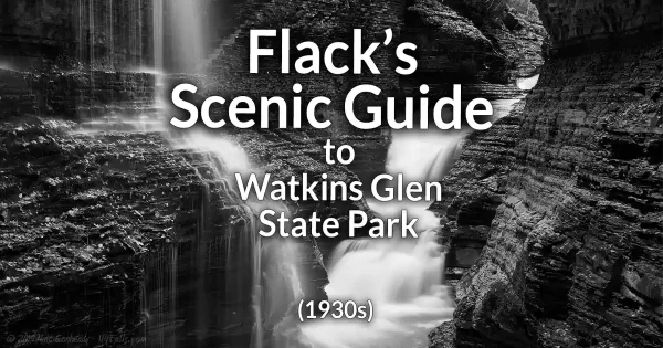 Flack's Scenic Guide to Watkins Glen from the 1930s