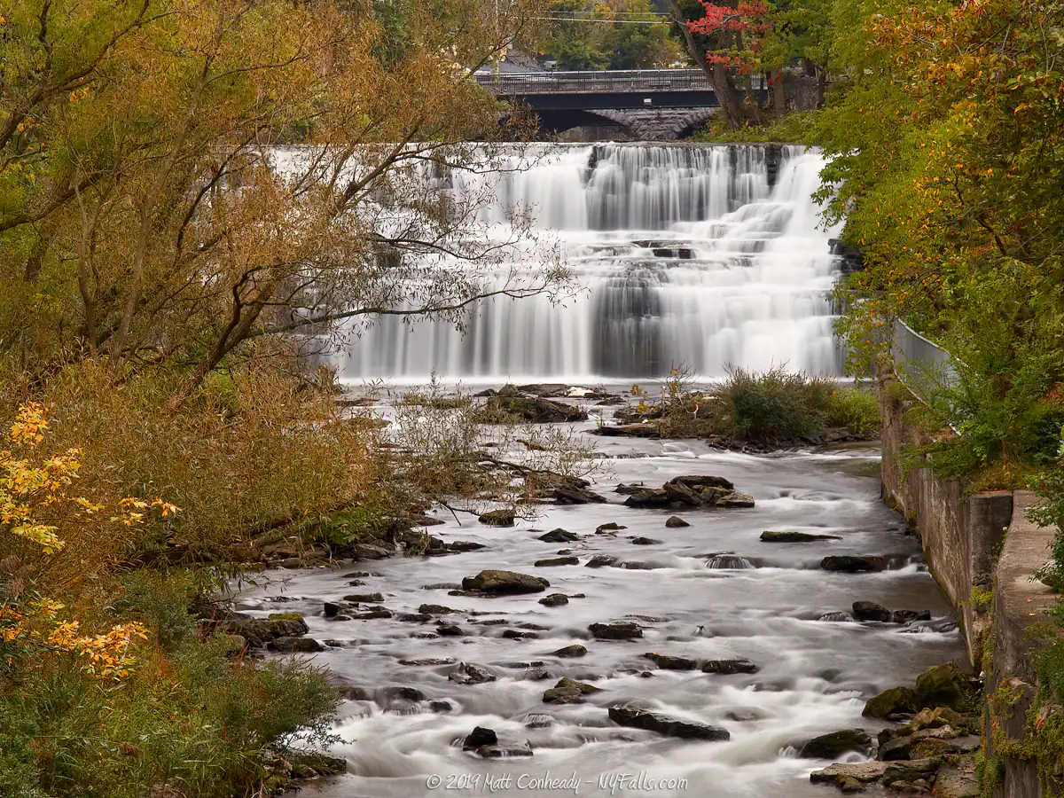 Glen Falls as seen from the Glen Ave bridge in Williamsville