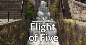 Lockport Canal Falls, Flight of Five
