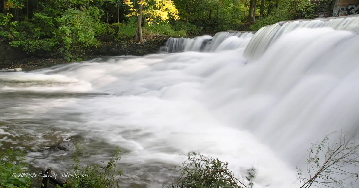 Papermill Falls (Avon, NY) in high flow,