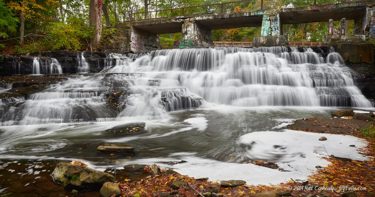 Papermill Falls in Avon, NY (photographed in fall)