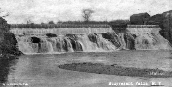 Stuyvesant Falls vintage post card circa 1910