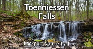 Toenniessen Falls on the Lockport Nature Trail