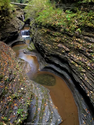 A section of Watkins Glen knows as Glen Obscura.