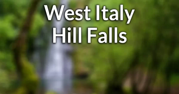 West Italy Hill Falls information
