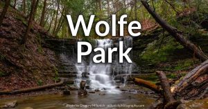 Wolfe Park waterfall information