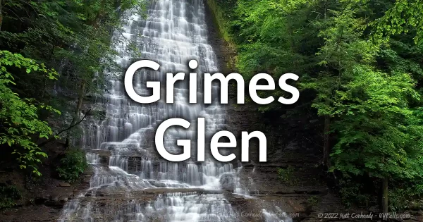 Grimes Glen information and Trail Guide