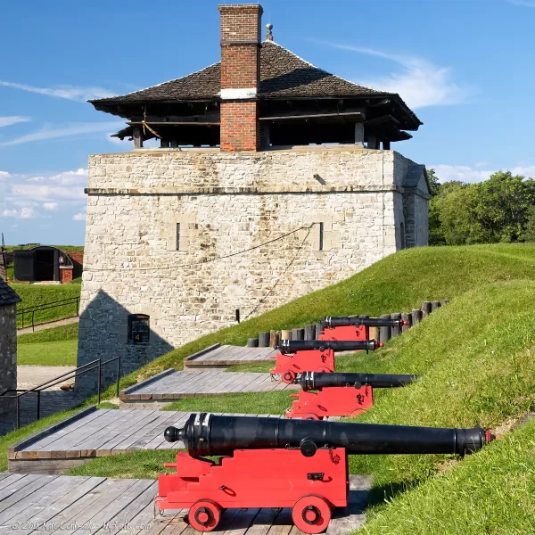 Dauphin Battery and Gate of the Five Nations at Fort Niagara