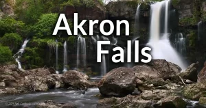 Akron Falls Park Waterfall Guide