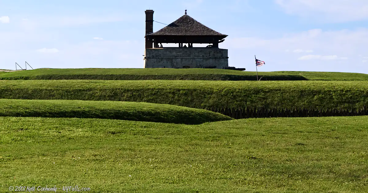 The view of Fort Niagara from the south
