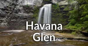 Havana Glen (Eagle Cliff Falls) Campground and waterfall information