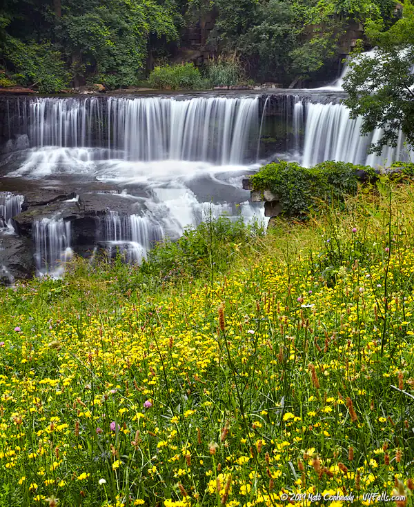 Seneca Mills, a waterfall along the keuka outlet trail