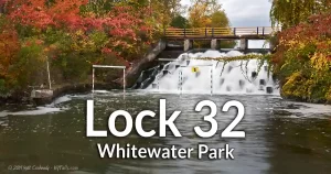 Lock 32 Whitewater Park waterfall information