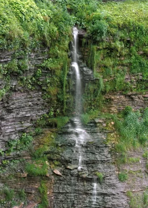 Wee Water Willy waterfall in Letchworth State Park