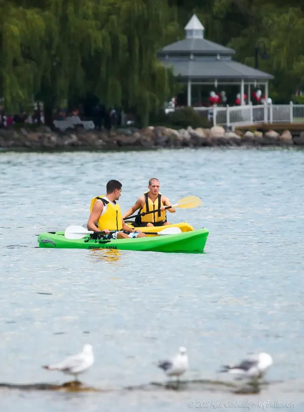 Kayaking at Kershaw Park in Canandaigua