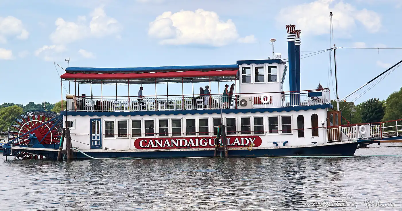 The Canandaigua Lady tour boat