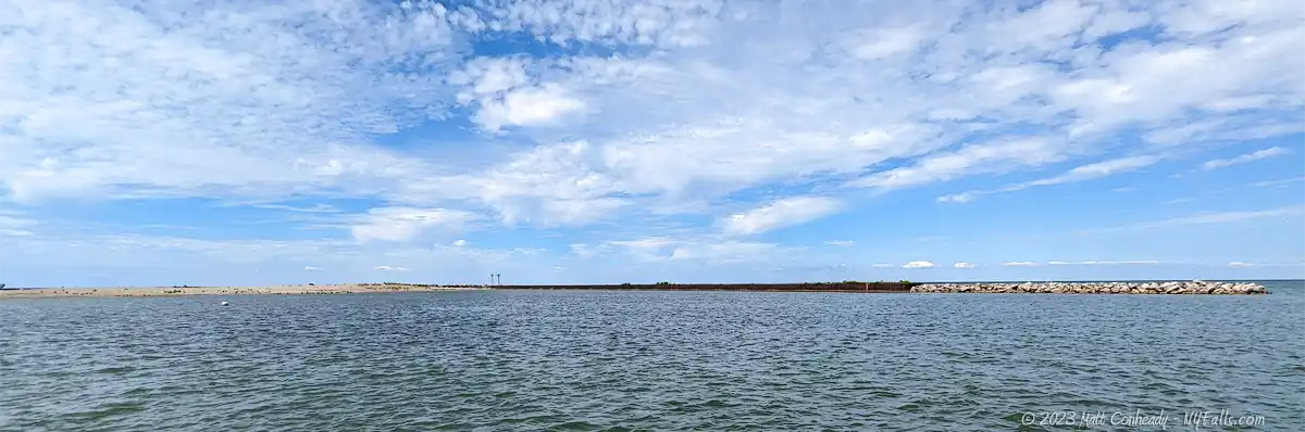 Lake Erie at Barcelona Harbor
