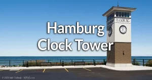 Hamburg, NY Clock Tower on Lake Erie