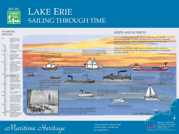 Lake Erie Visitor Center - Sailing Through Time historical marker