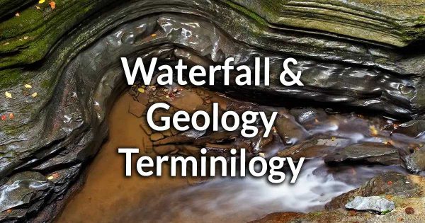 Waterfall and geology terminology
