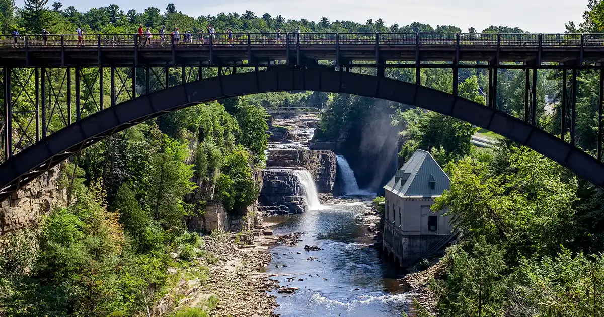 Ausable Chasm in the Adirondacks