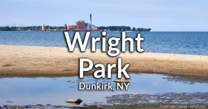 Wright Park and Beach in Dunkirk, NY