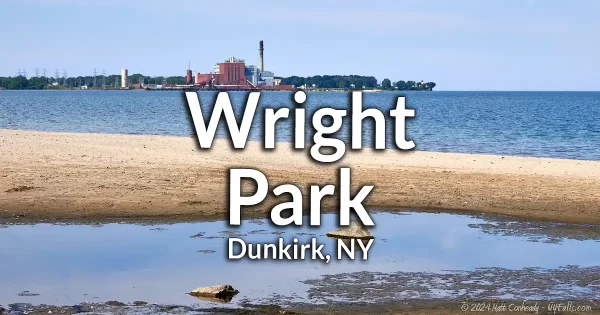 Wright Park and Beach in Dunkirk, NY