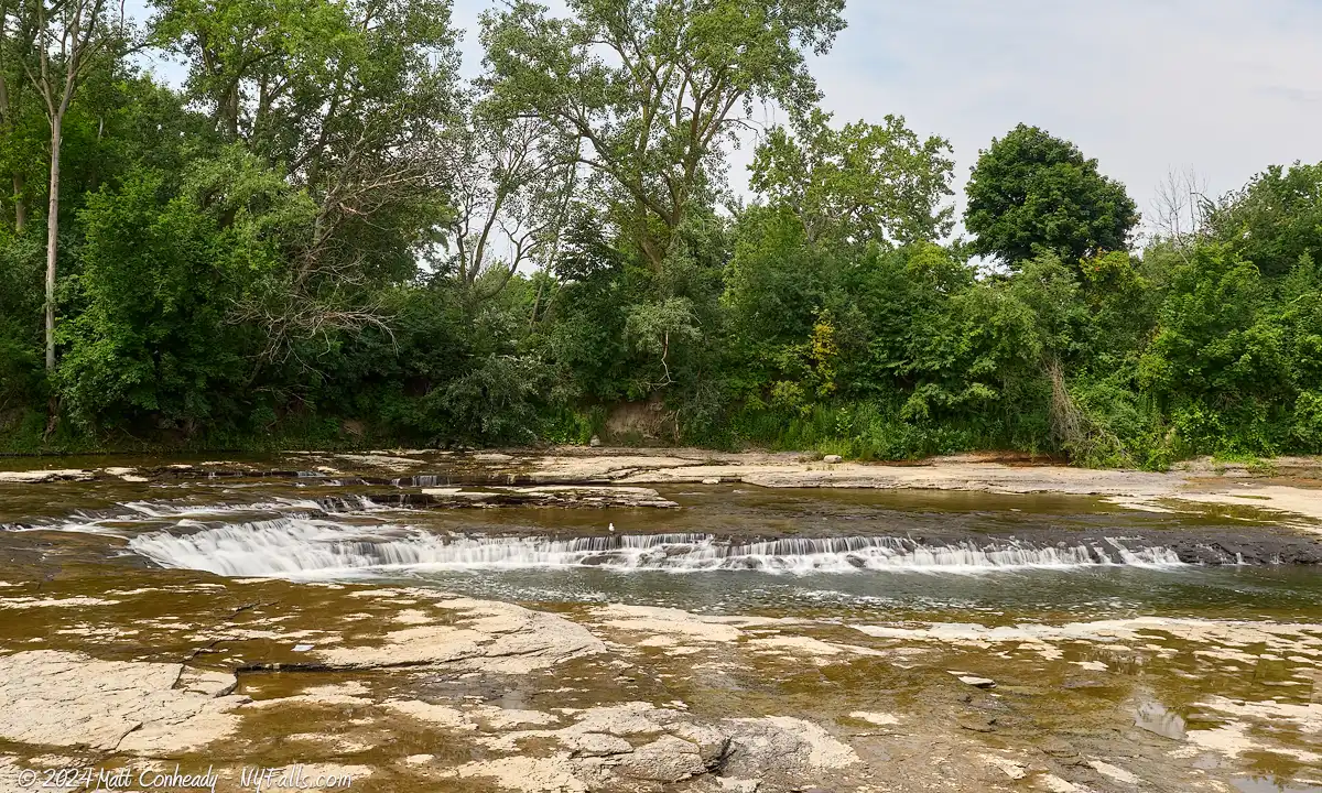 Cazenovia Park waterfall in Buffalo, NY