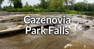 Cazenovia Park waterfall