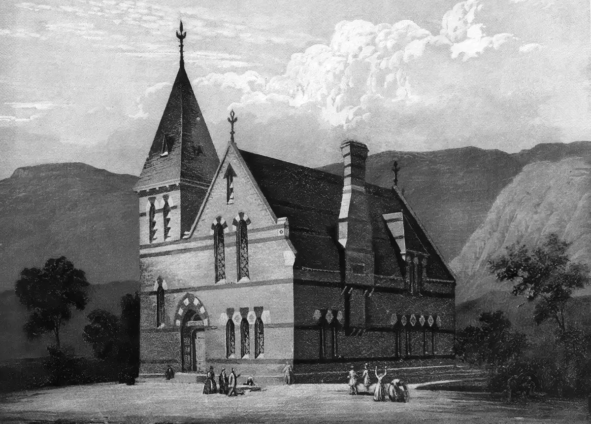 Tioronda Freeschool in 1867