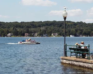 Cazenovia Lake enjoyed by visitors and boaters