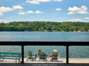 Cazenovia Lake, view from Lakeland Park