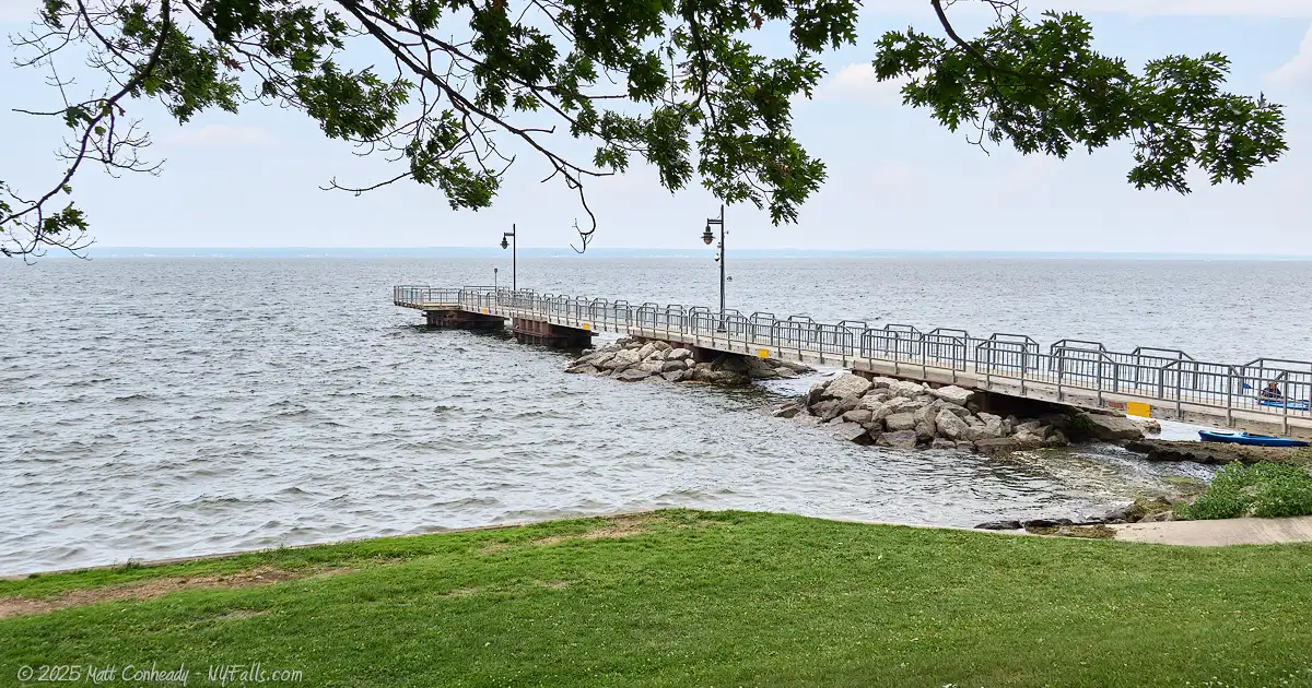 Pier at Chapman Park on Oneida Lake