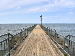 The pier at Chapman Park on Oneida Lake