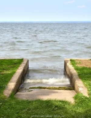 Kayak launch at Chapman Park on Oneida Lake