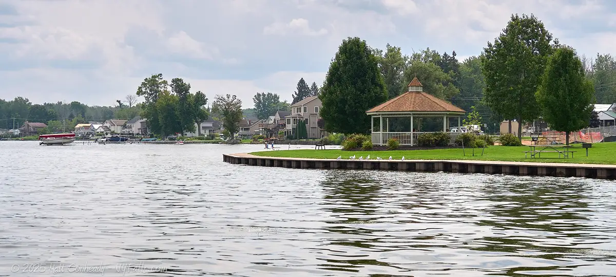 Joseph F William Park on Oneida Lake