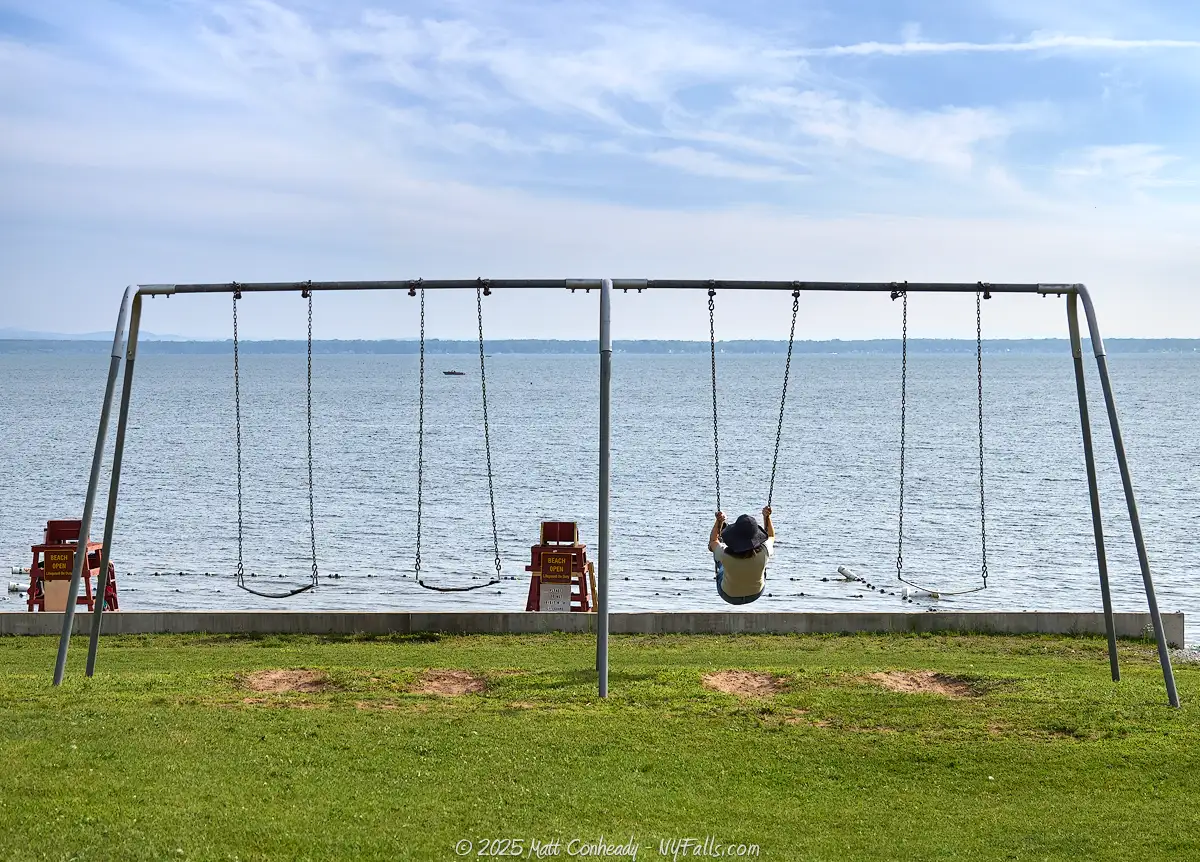 Playground at Taft Bay Park on Oneida Lake