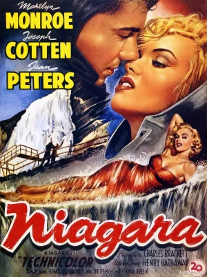 Poster for the 1953 film: Niagara